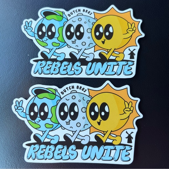 Dutch Bros Design Newest Dutch Bros April Logo Sticker Rebels Unite